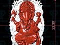 Браслет из кожи или каучука индийский бог слон